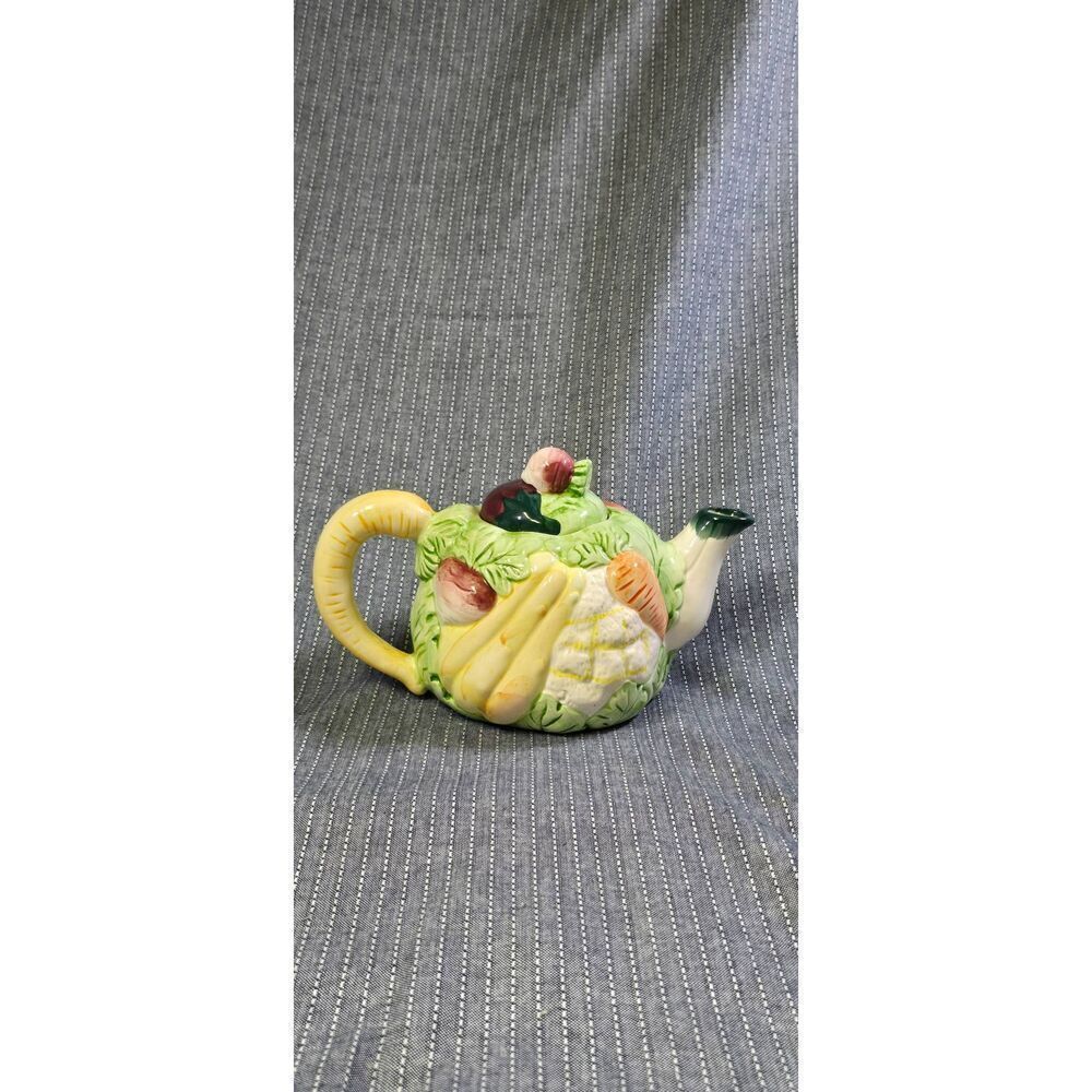 Teapot Vegetable Corn Tomato Carrot with Lid